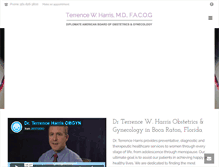 Tablet Screenshot of harrisobgyn.com